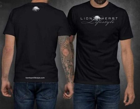 Lion Heart Black T-Shirt